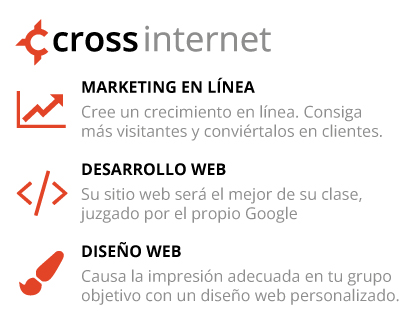 cross internet servicio completo de marketing online y oficina de diseño web